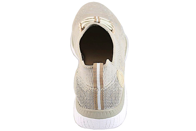 RIEKER SKO I BEIGE MESH MED GLIMMER