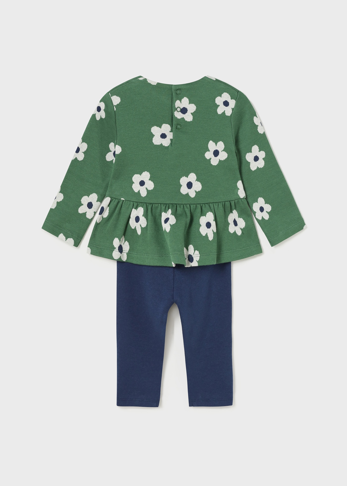 Conjunto de bebê jacquard de 2 peças