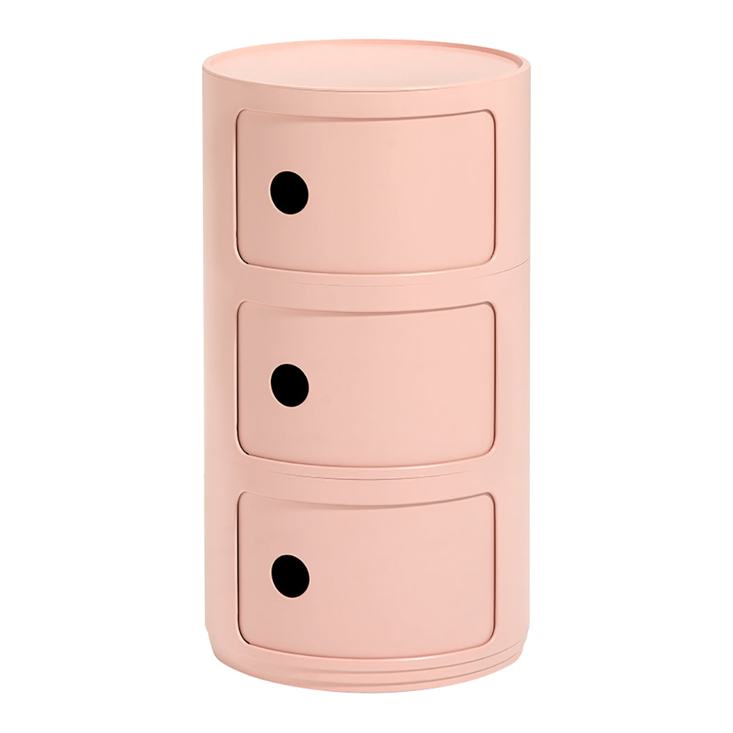 Kartell Componibili BIO Kast - 3 Modules - Roze