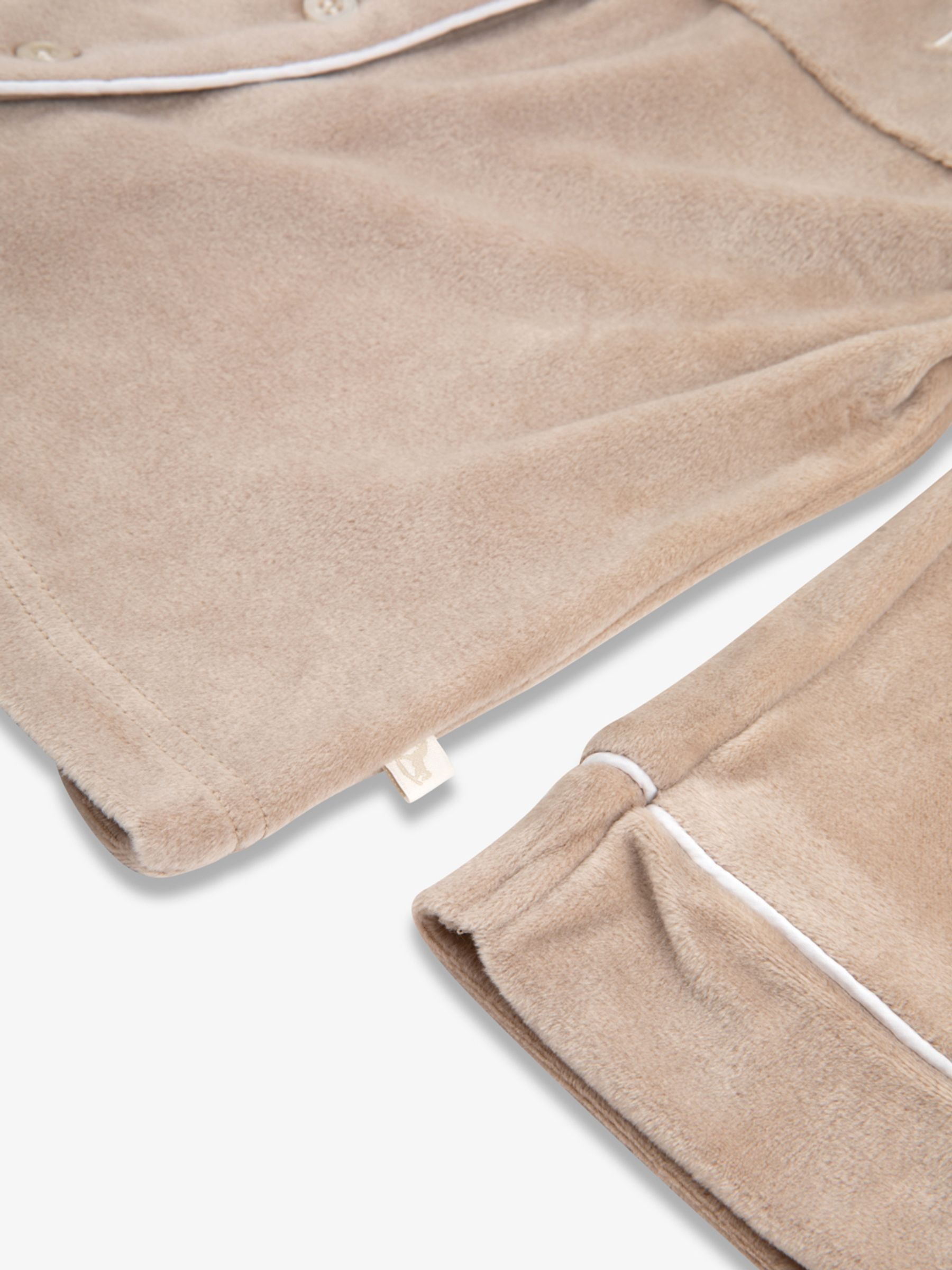 Natuurlijk - The Little Tailor Luxe kerstpyjama voor kinderen van zacht aanvoelend velours