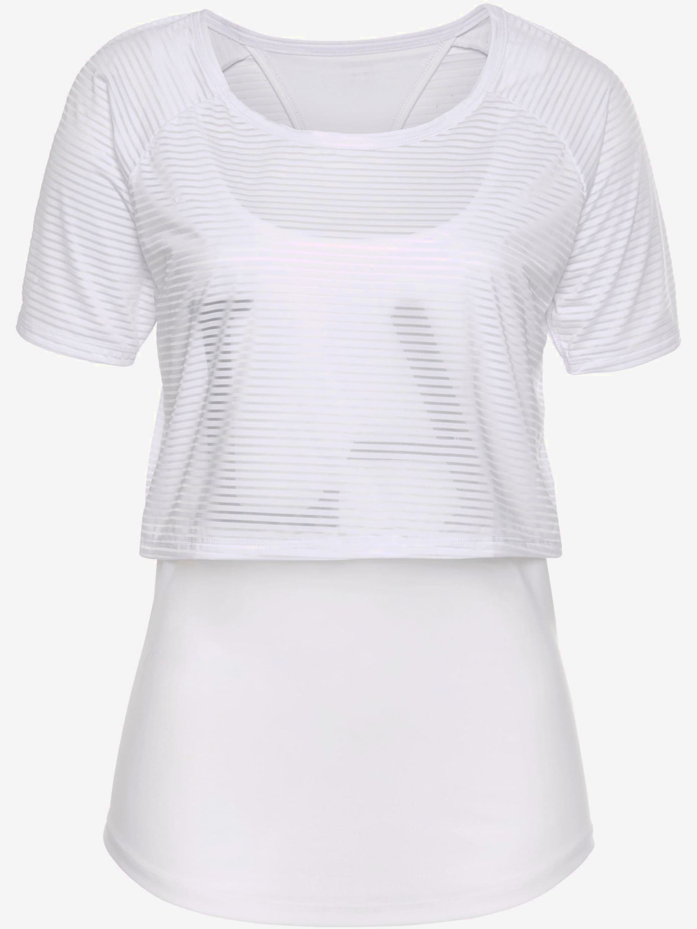 T-shirt d'extérieur t-shirt performance doublé