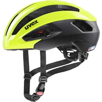 Uvex Rise CC Helm Neon Yellow / Black Matt