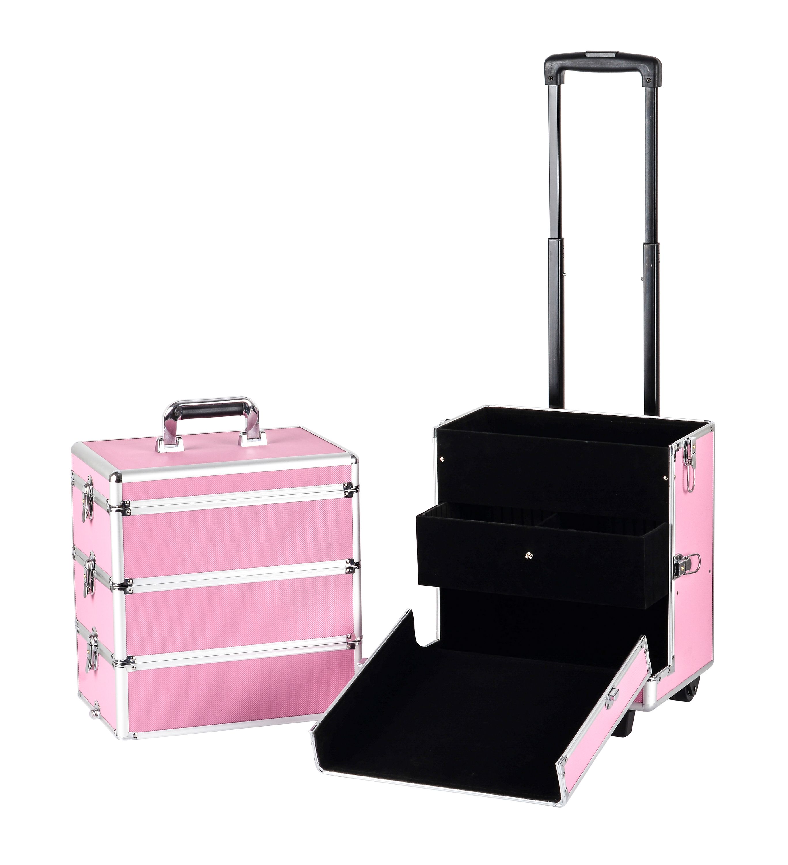 Kosmetikkoffer Trolley GLAMOUR pink