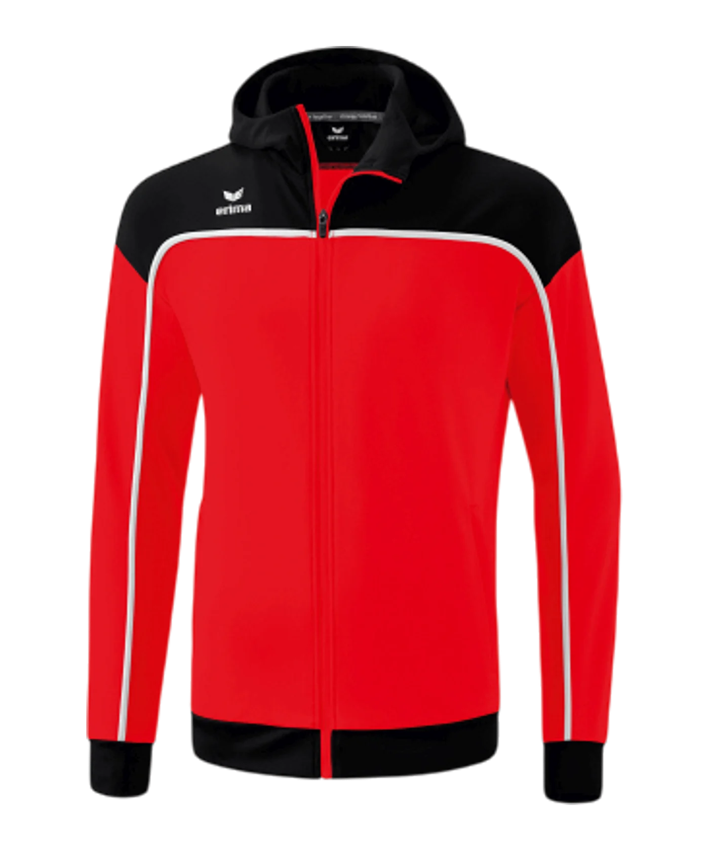 Erima Change by Kapuzenjacke Kids Rot Schwarz
