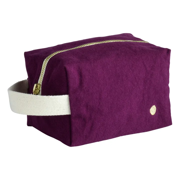 La cerise sur le gâteau Trousse de toilette Cube | Pourpre