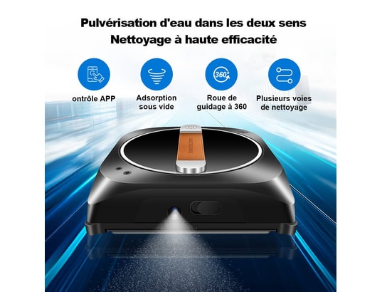 LIECTROUX - Robot lave vitre Aspirateur robot laveur de vitres yw910