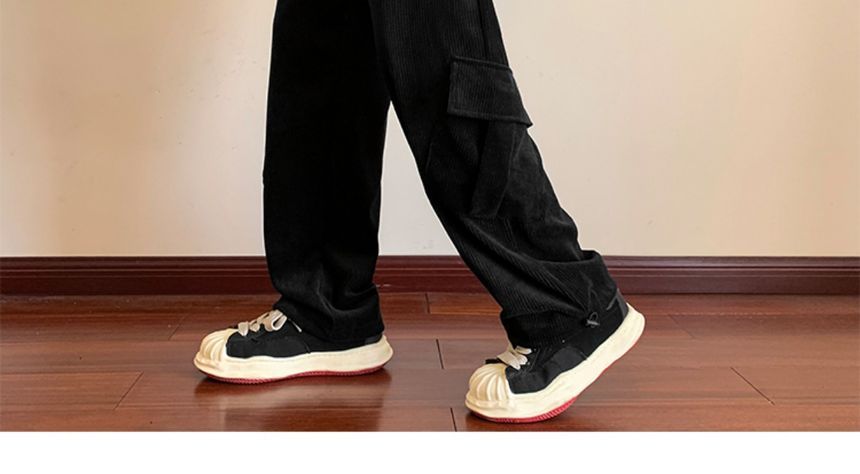 Lorencho - Corduroy Cargo Straight Leg Broek