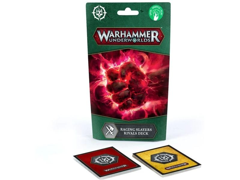 Games Workshop Datakarten Warhammer Underworlds Rivals-Deck Warhammer Underworlds, Raging Slayers Rivals Deck (Englisch)