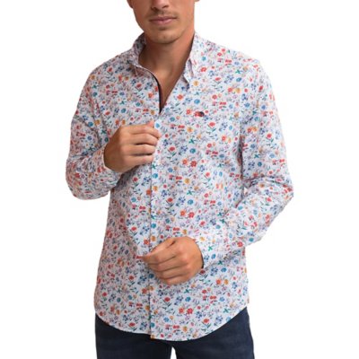 Chemise à manches longues homme Signature BLANC BENSON & CHERRY
