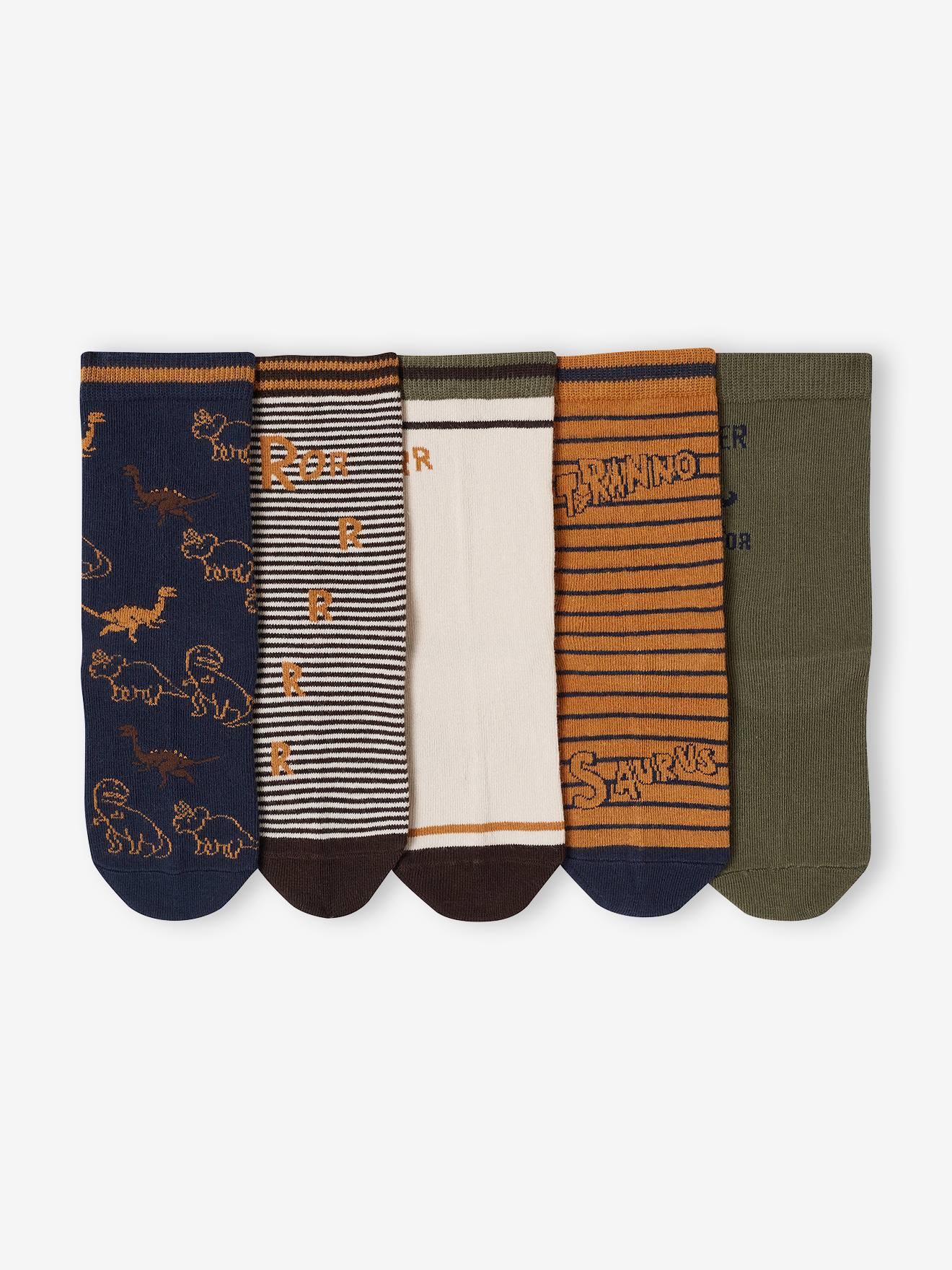 Pacote com 5 pares de meias 