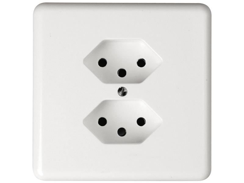 Mica UP-Steckdosen 2x T13 Unterputz-Steckdose