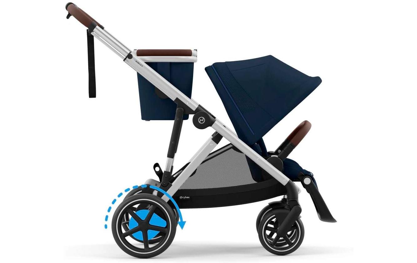 Kinderwagen eGazelle S Dunkelblau<br>Elektrischer Kinderwagen mit 20 Kombinationen