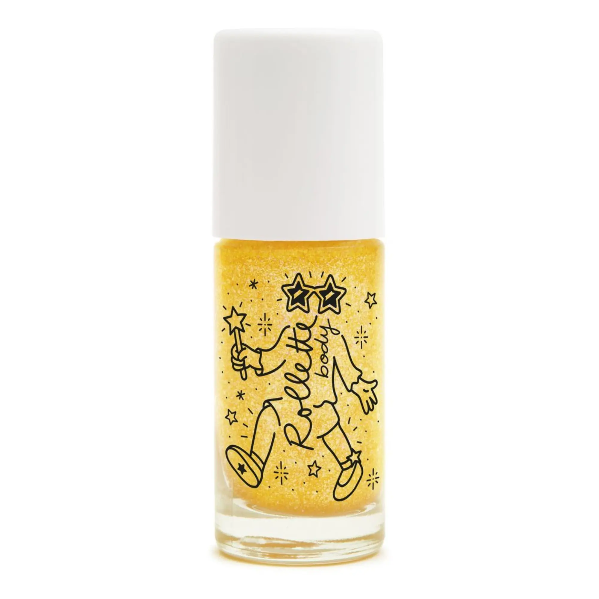 Nailmatic - Body Rollette Gel corps pailleté Or Jaune - Soin