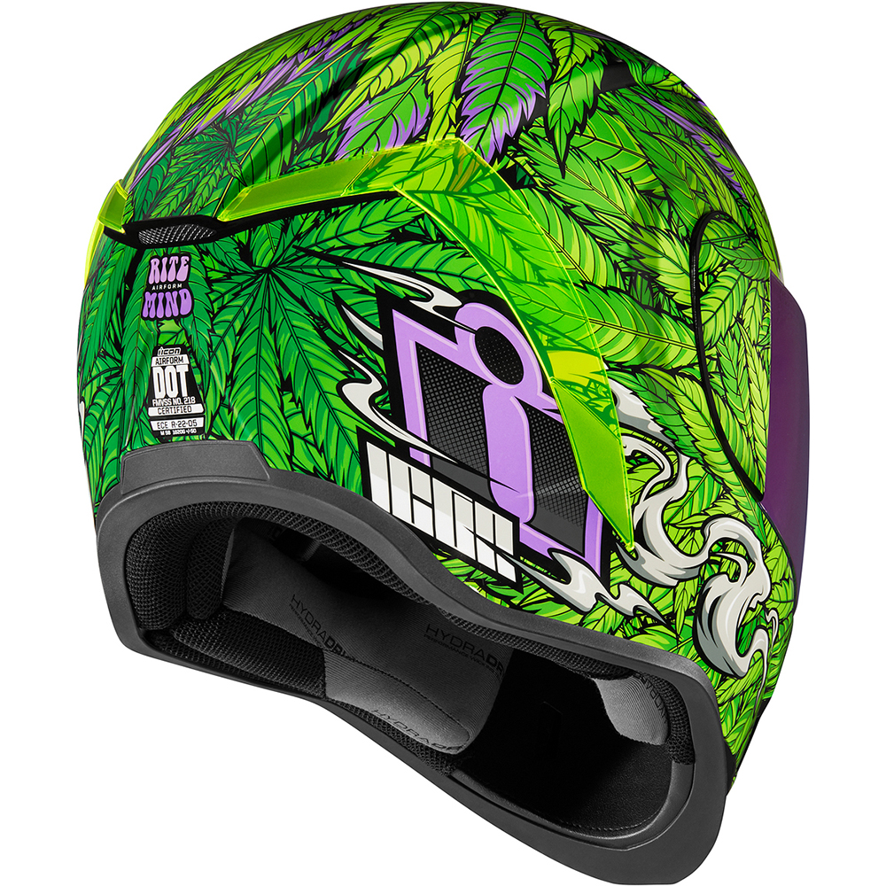 Icon - Casque Airform Ritemind Glow™ Vert / Blanc / Violet