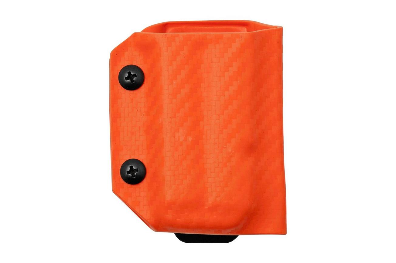 Clip And Carry Kydex Sheath Leatherman Wave, Wave Plus, Carbon Fiber Orange LWAVE-CF-ORNG riemholster