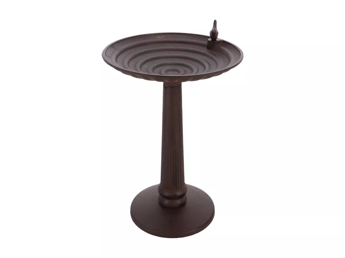 Bain à oiseaux en fonte sur pied XL - 37 cm