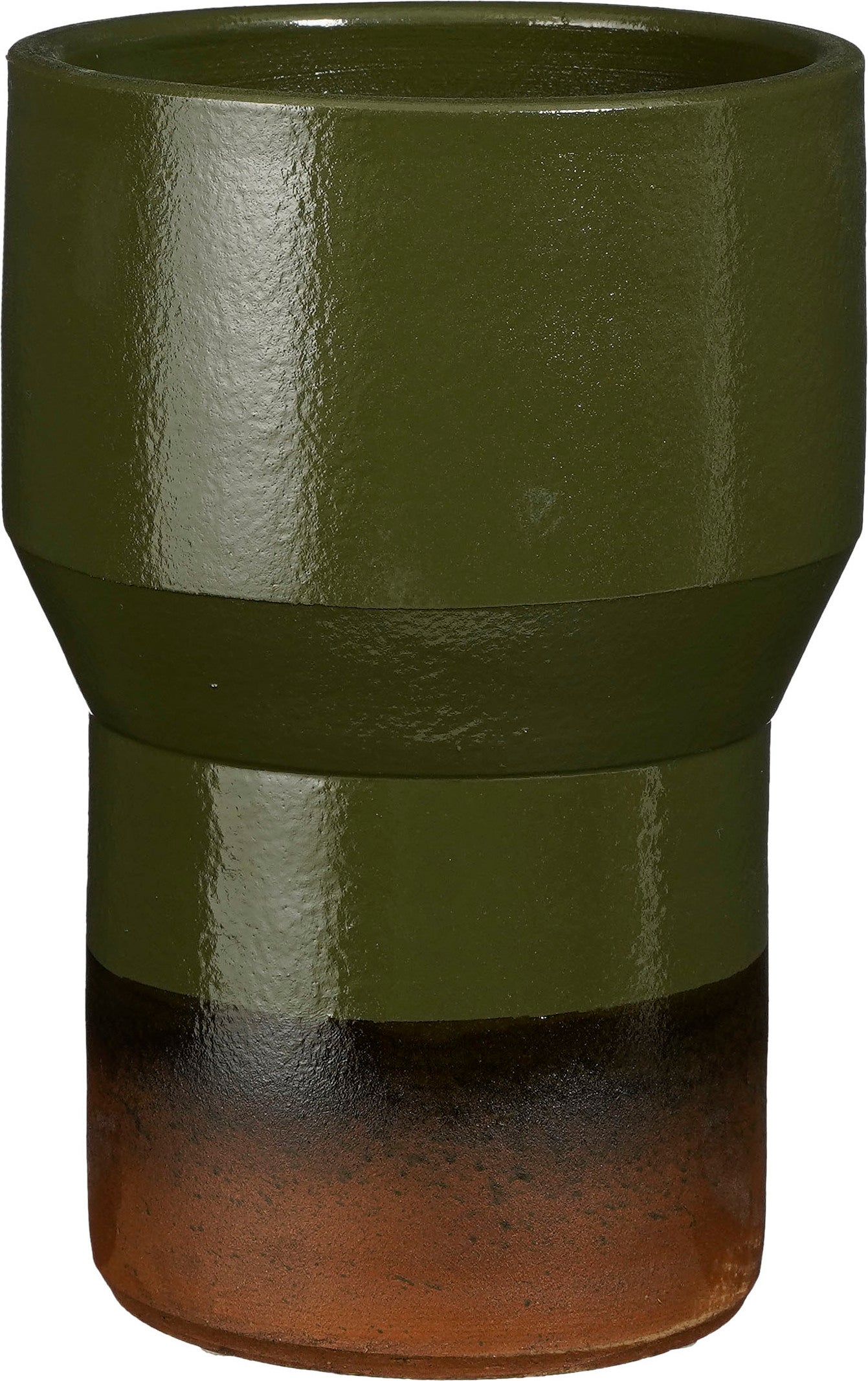 Mica Decorations bloempot Coimbra groen D 17 H 25 cm