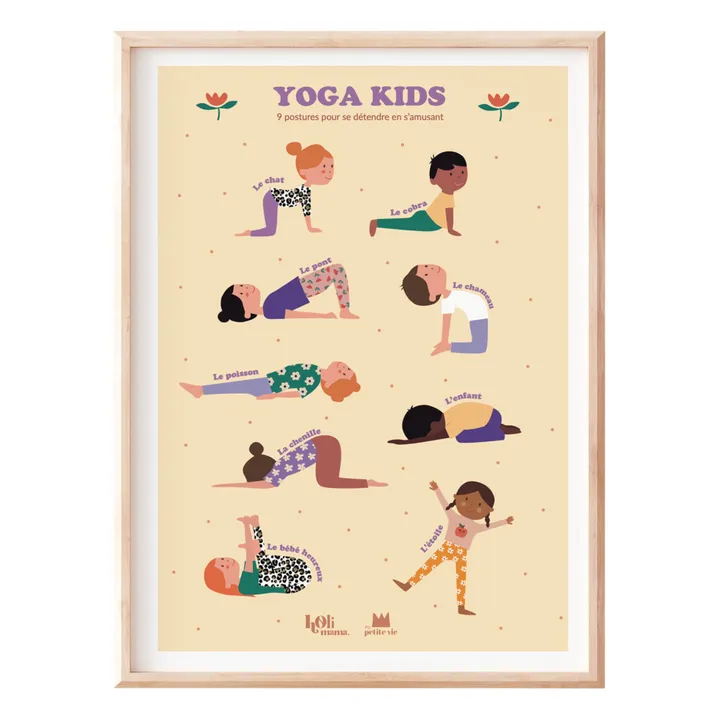 Ma petite vie Affiche pédagogique Yoga