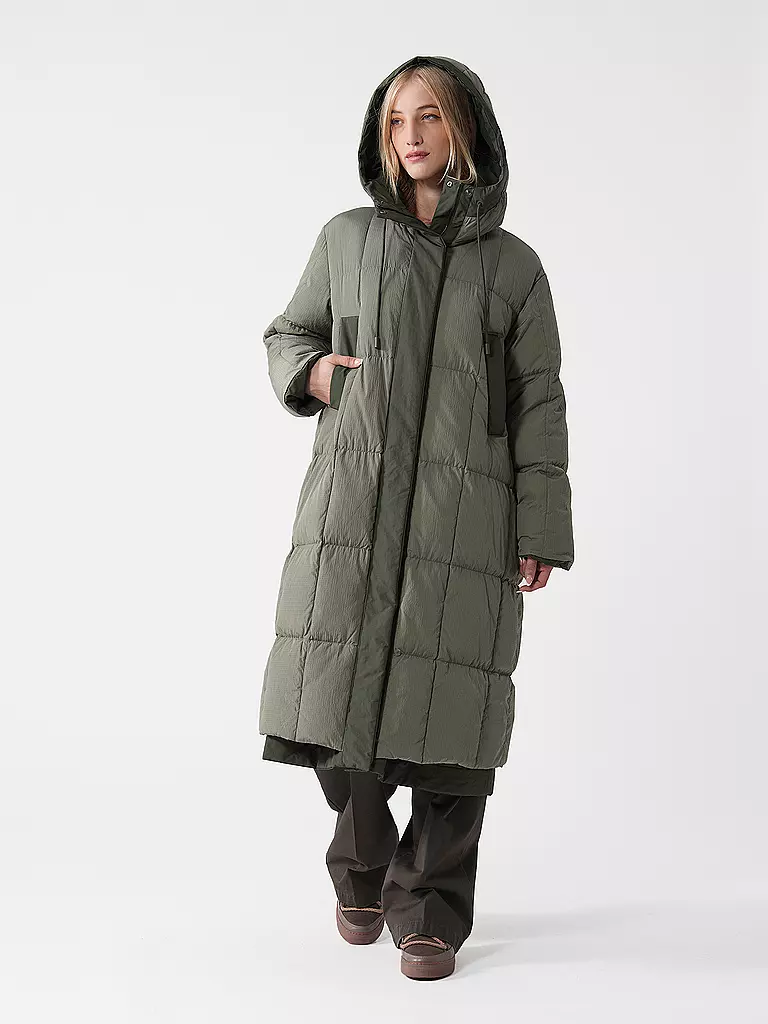 WEEKEND MAX MARA Daunensteppmantel USSITA grün