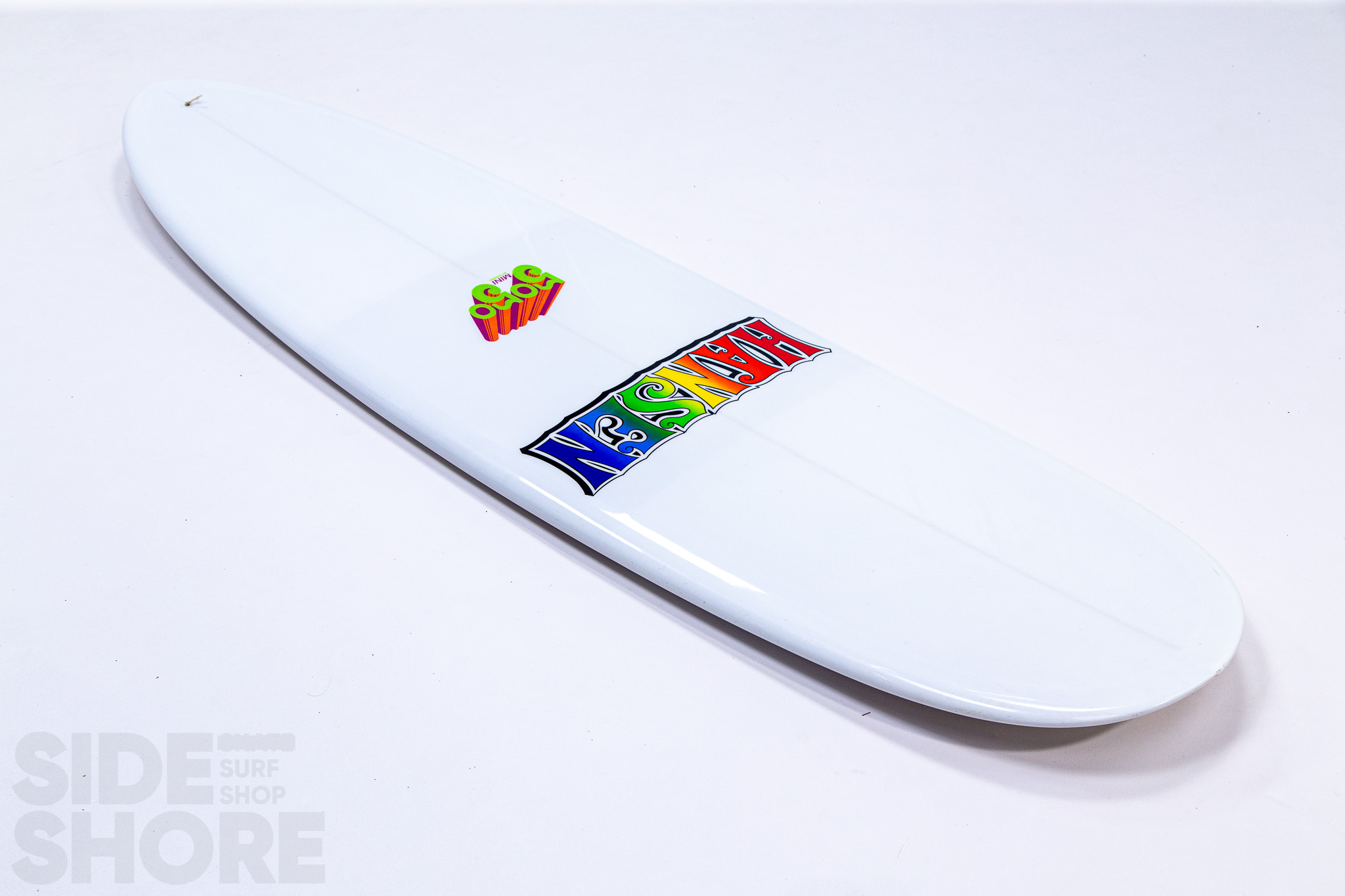 Hansen Surfboards 50-50 Mini - White Tint   Polish - 7'8 x 22 1/2