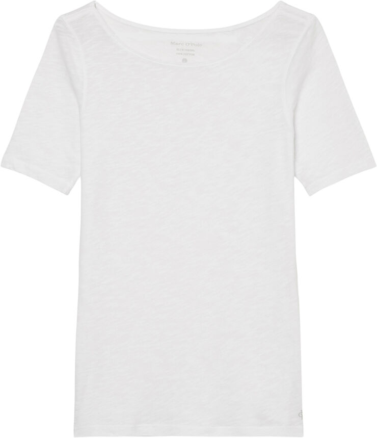 Marc O’Polo T-shirt, short-sleeve, boat-neck White