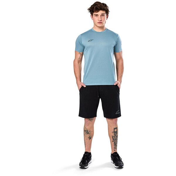 Alpinestars - T-shirt Point Performance SS Bleu Clair