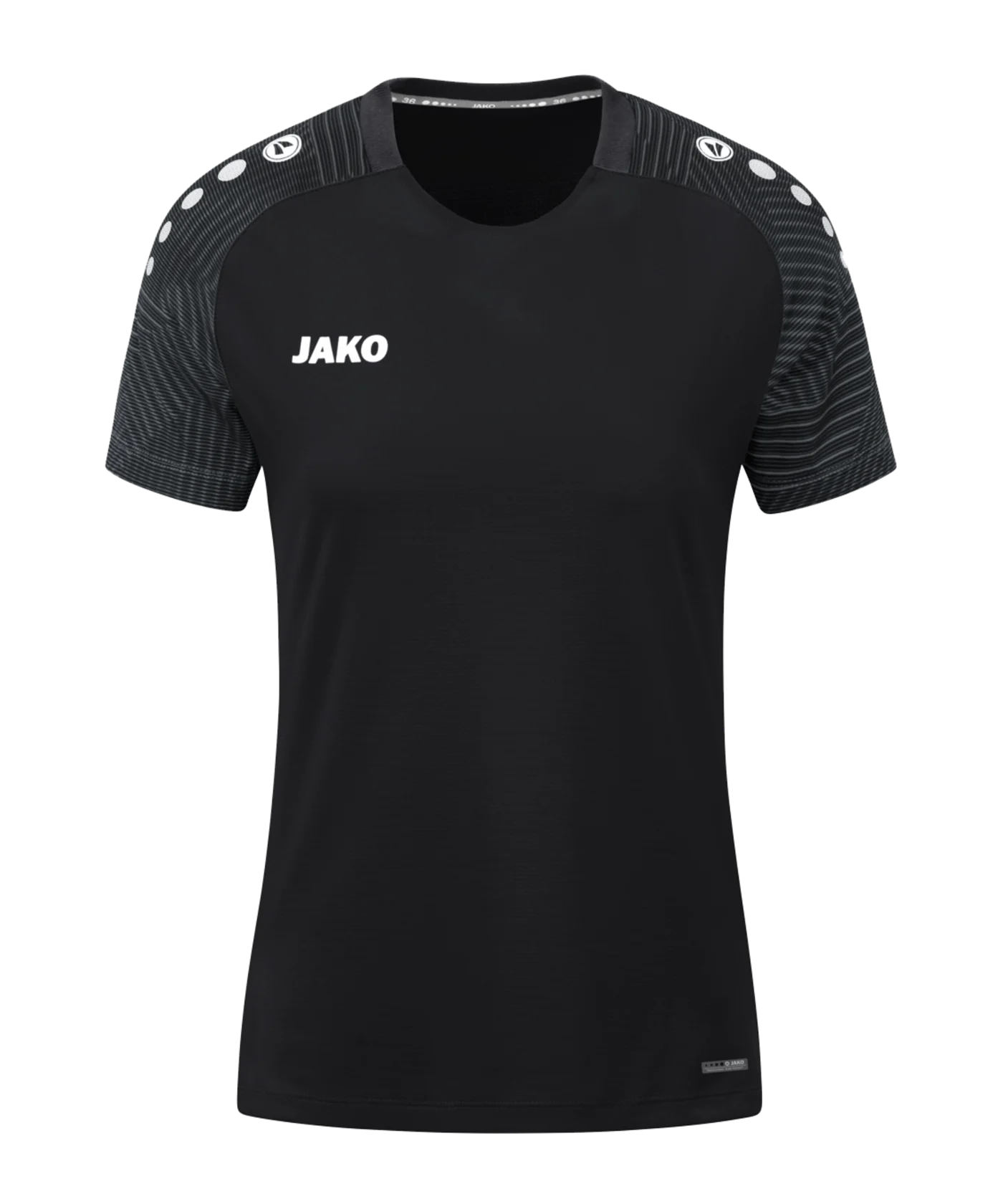 JAKO Performance T-Shirt Damen Schwarz Grau F804