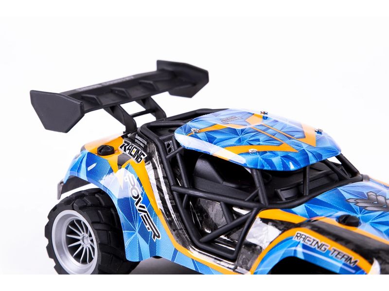 TEC-TOY Buggy Speed Racing Blau/Orange, 1:18 Akku-Betriebenes RC Auto für Kinder ab 6 Jahren