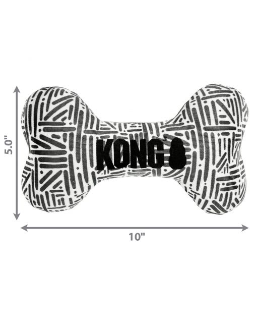 Kong Maxx Bone Wit&Grijs - Hondenspeelgoed