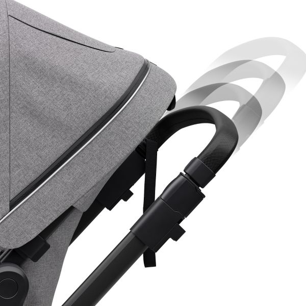Thule Sleek Kinderwagen - Soft Green On Black