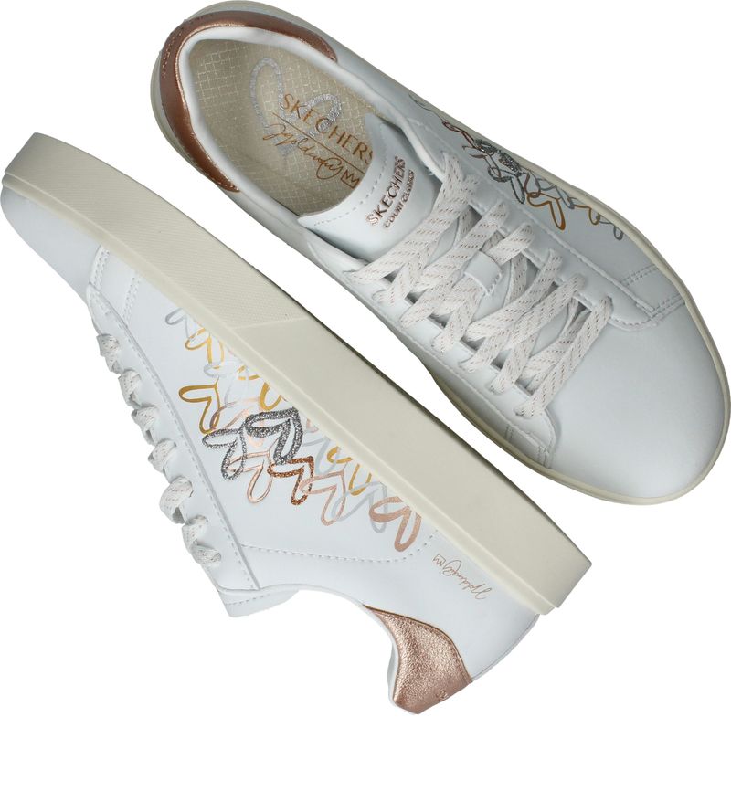 Skechers JGoldcrown Eden LX Gleaming Hearts Sneakers Wit Dames