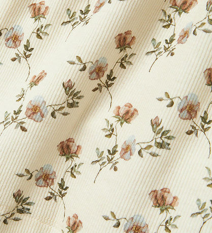 Lil' Atelier Kleid - Rib - NmfGavo - Turteltaube/Flower
