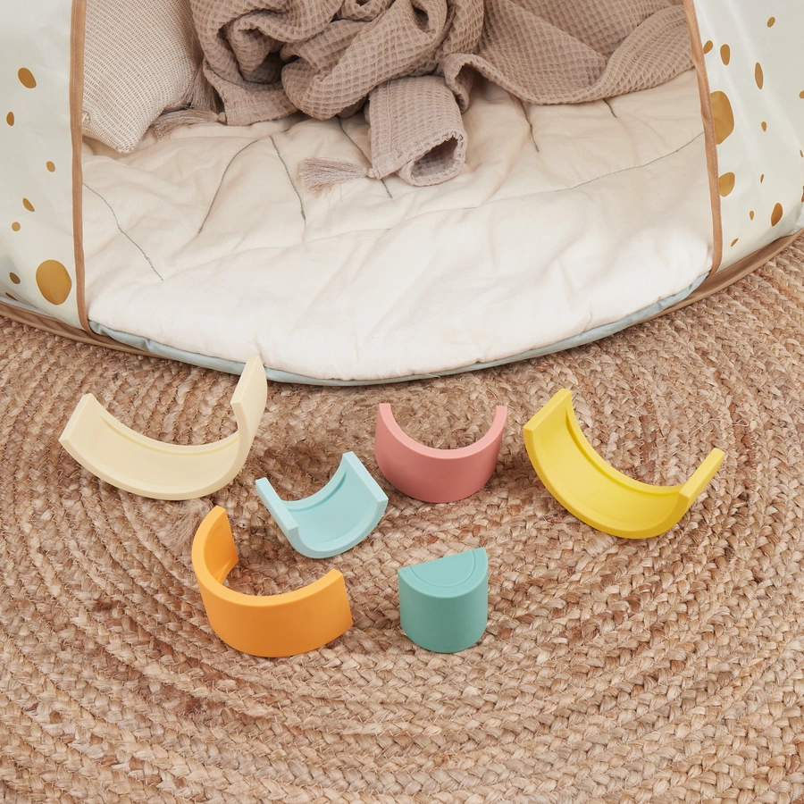 bieco Silikon Regenbogen Tropical Vibes