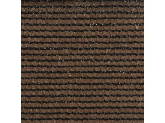 Voile d'ombrage 160 g/m² Marron 2,5x2,5 m PEHD