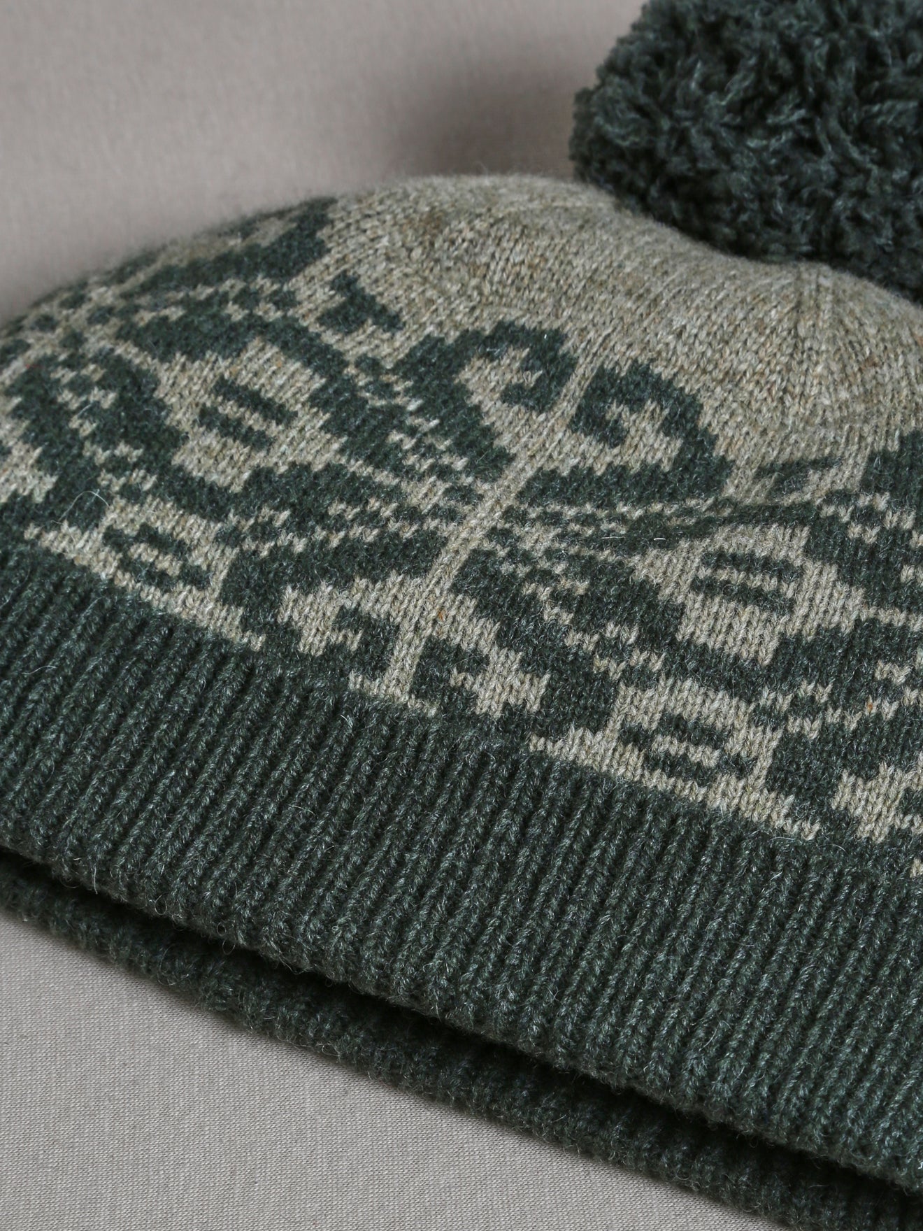 Bonnet jacquard Garçon en laine