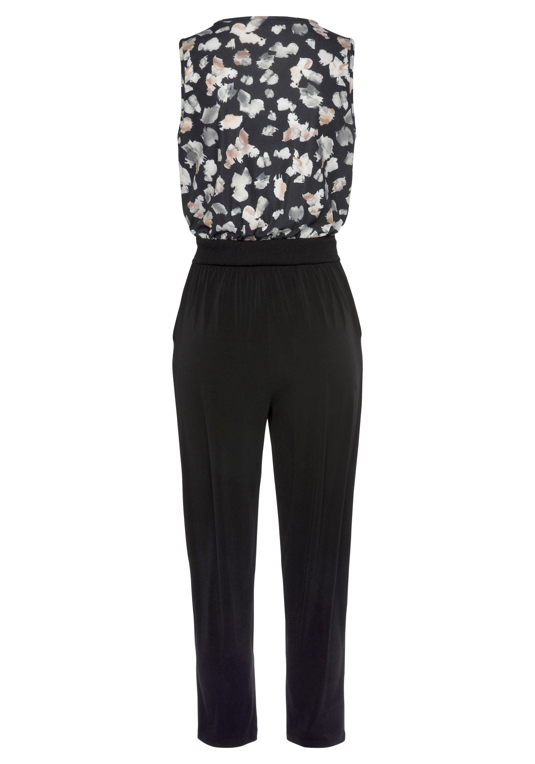 LASCANA Overall , mit bedrucktem Oberteil, eleganter Jumpsuit, Business-Look, festlich
