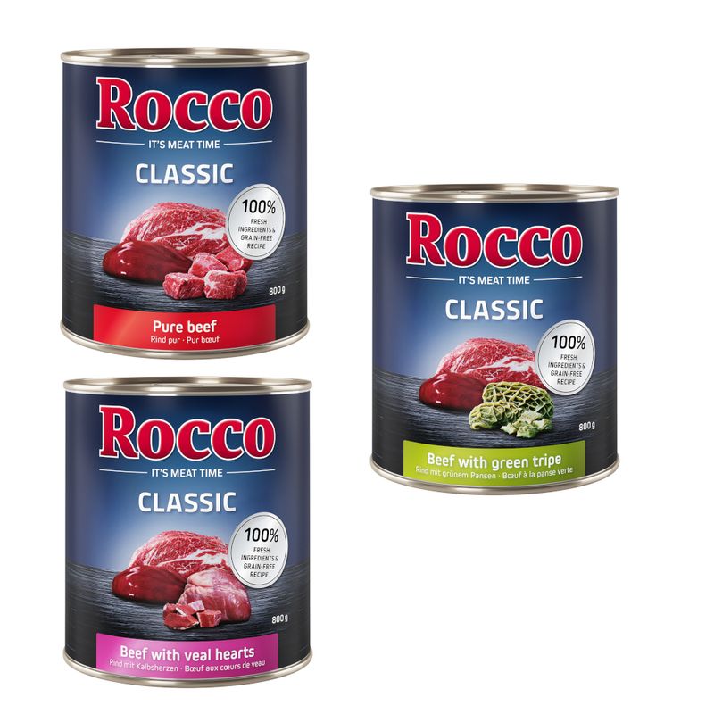 Lot mixte Rocco Classic 6 x 800 g