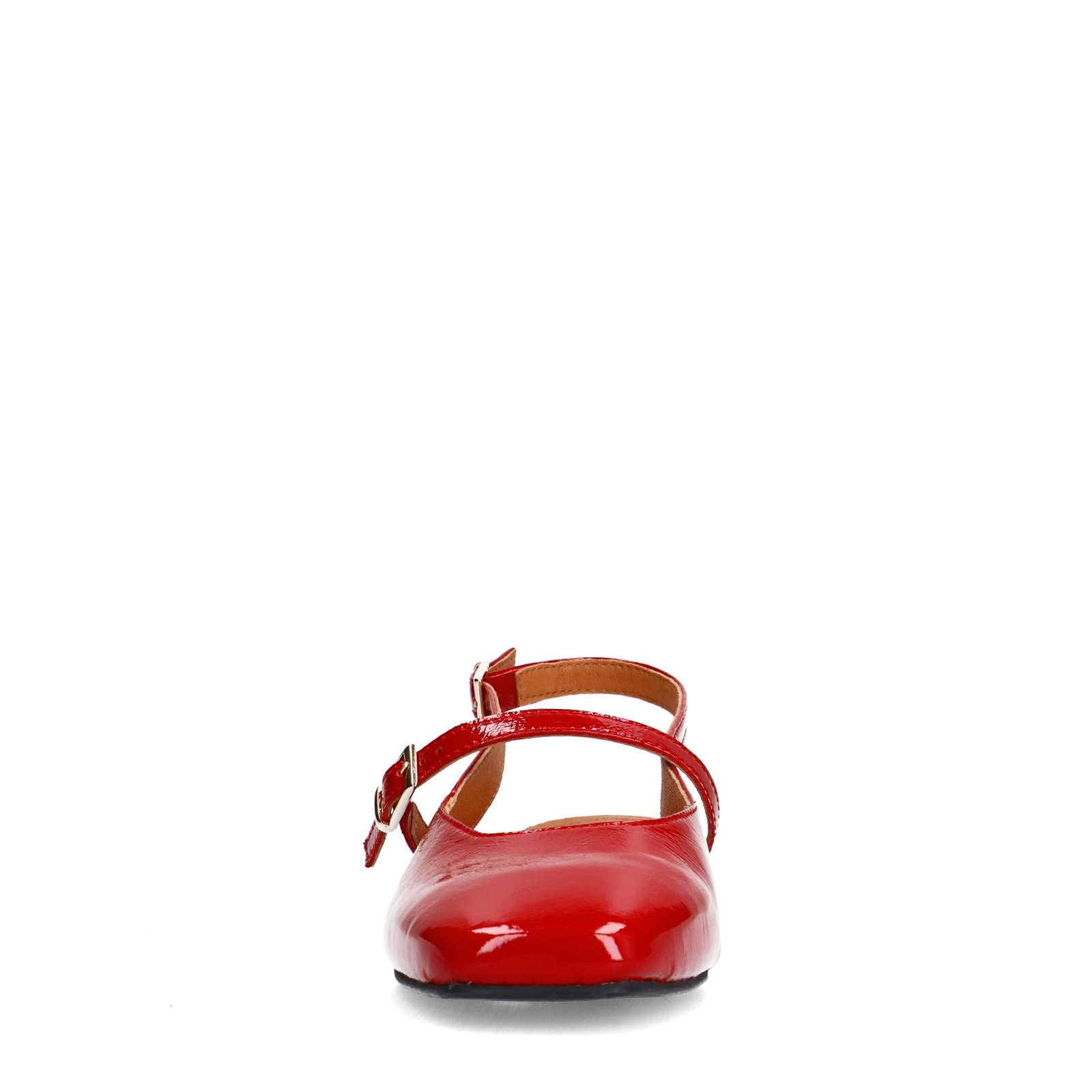 Rode lakleren slingbacks