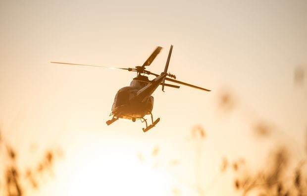 Romantik-Hubschrauber-Rundflug in Konstanz als Geschenkidee