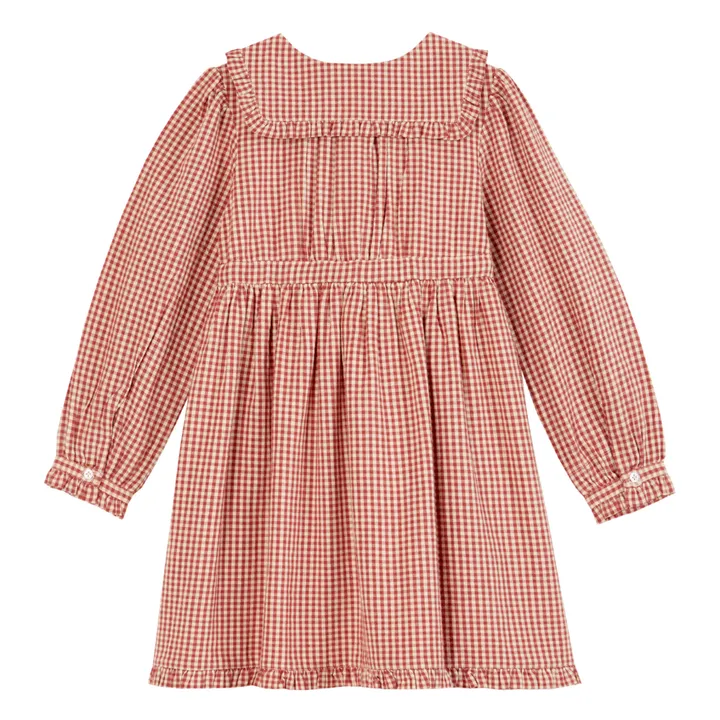 Emile et Ida Robe Vichy | Rouge framboise