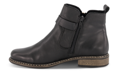 Rieker Kort damestøvle Sort Z4959-00 | Skoringen