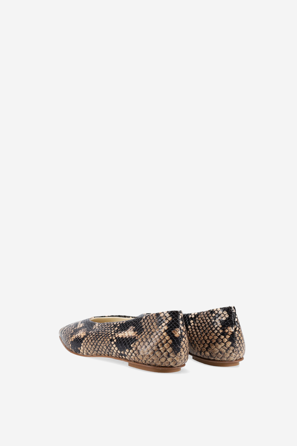 Bilbao pitone leather ballerinas