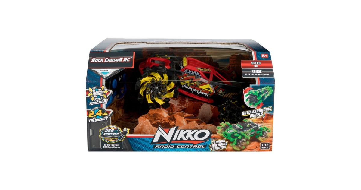 NikkoRock CrushR: Red Light RC  (schaal 1:12)