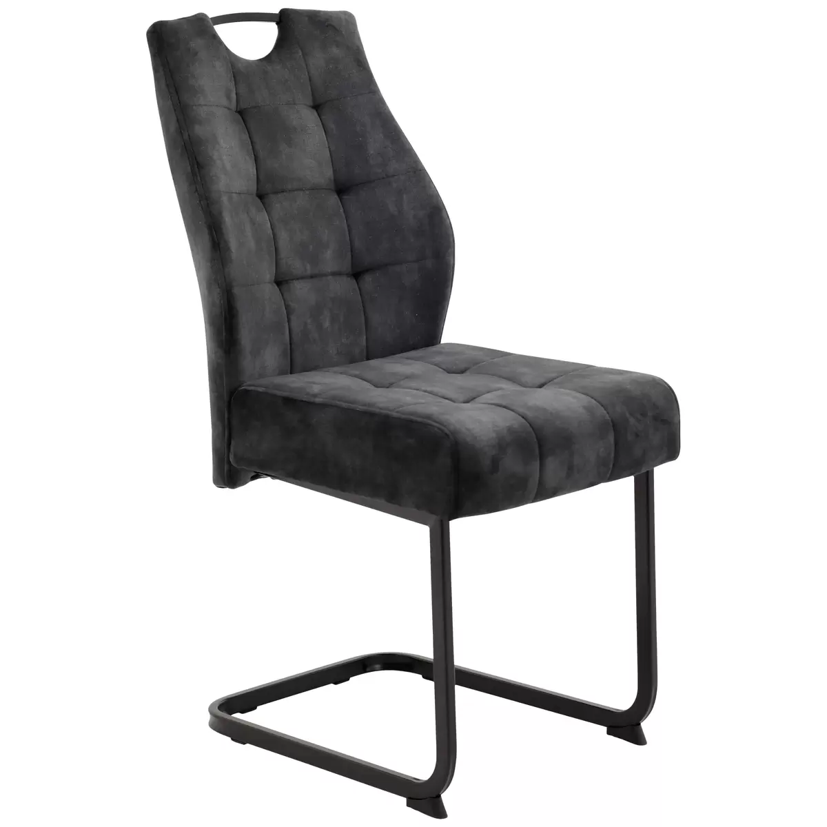 Stuhl Emilia anthrazit,schwarz