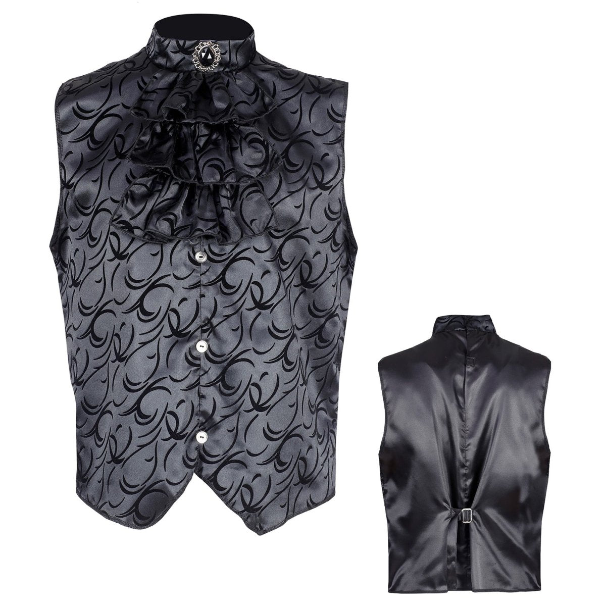Halloween Vest Zwart Gotisch