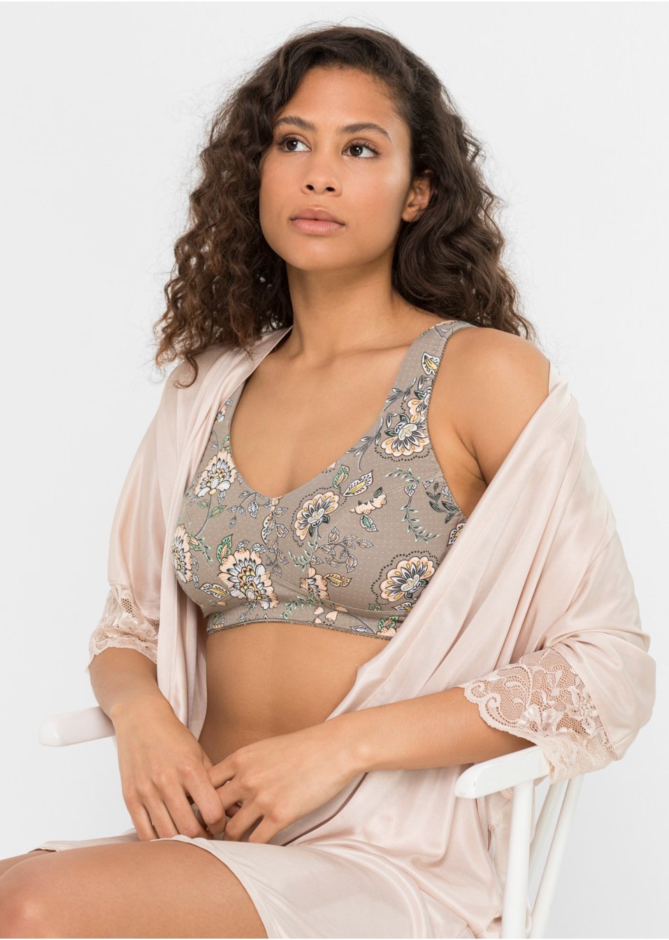 Lot de 3 soutiens-gorge sans armatures avec coton