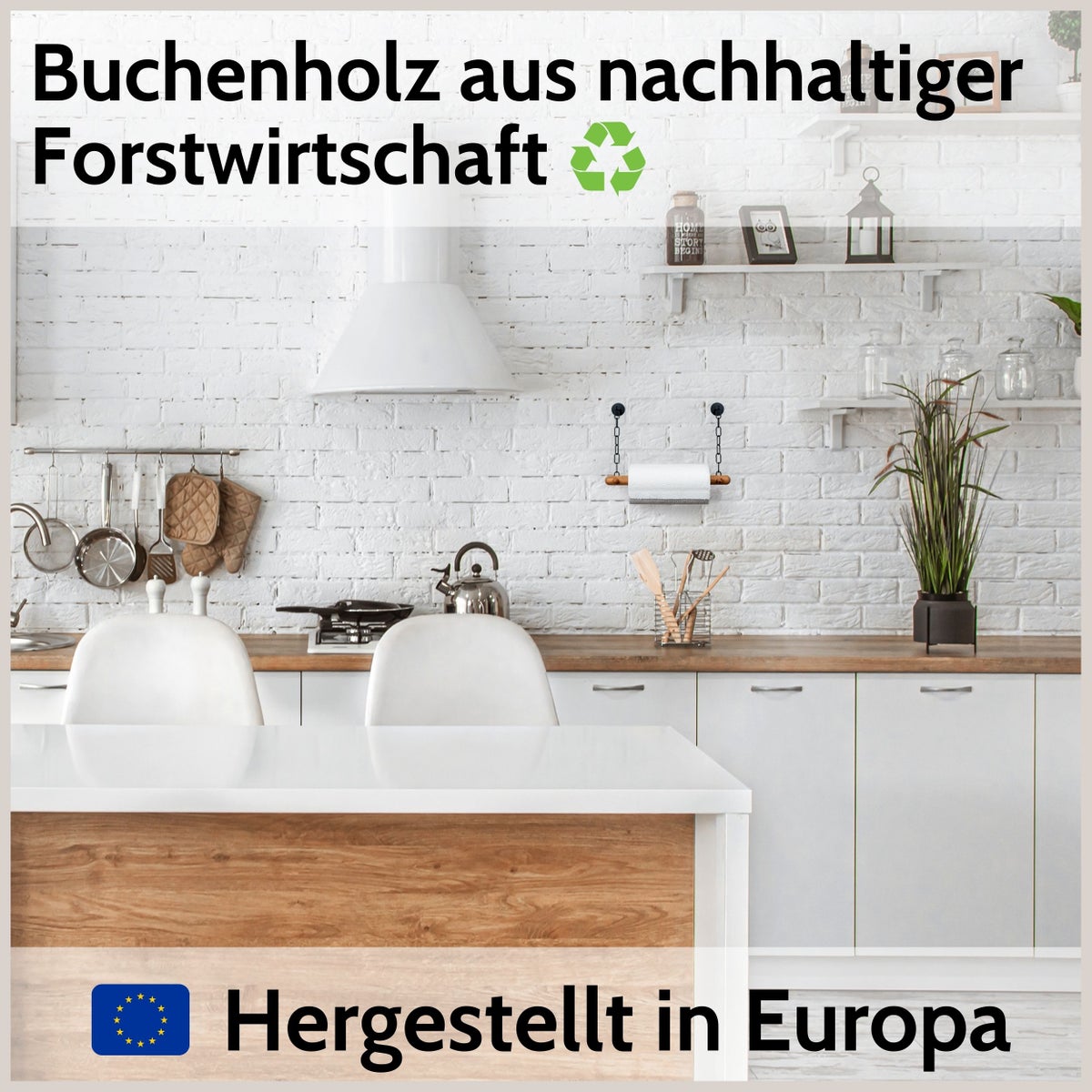 DEKAZIA® Houten Keukenrolhouder | Keukenrolhouder zonder boren, Wandmontage Keukenrolhouder, Keukenrolhouder, Keukenrolhouder, Papierrolhouder, Taartrolhouder, Wandmontage Rolhouder, Beuken, Zwart