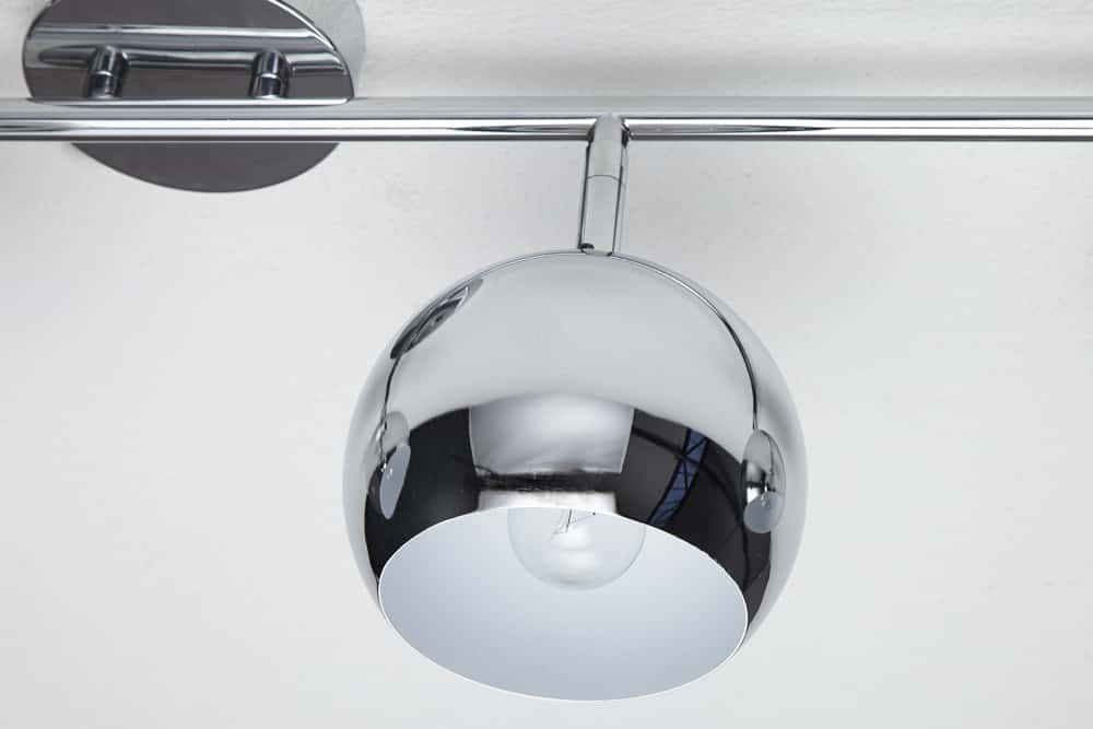 Moderne Deckenleuchte BUBBLE  105cm silber Chrom Pendelleuchte