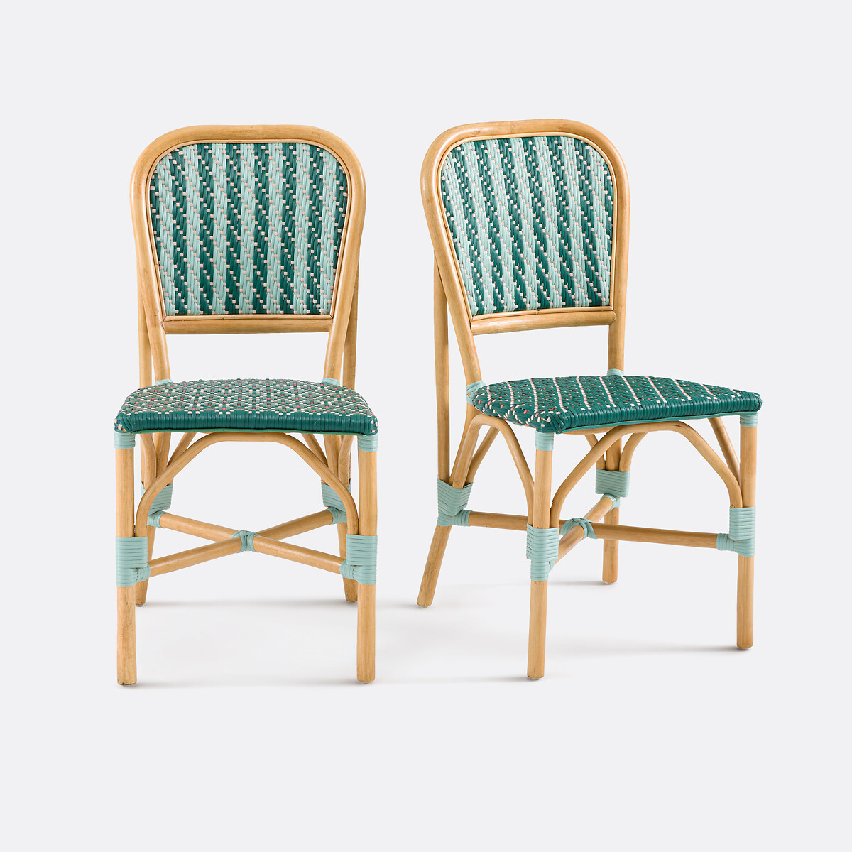 LA REDOUTE INTERIEURS<br>Conjunto de 2 cadeiras em tecido, Musette