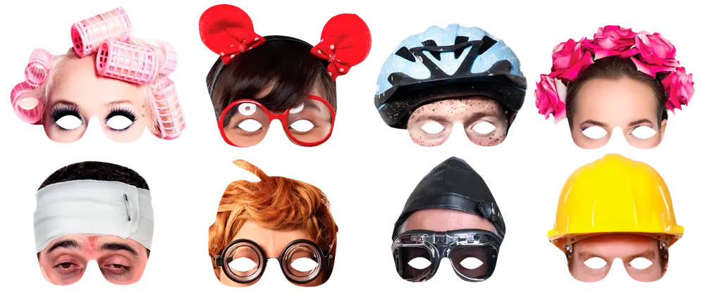 1/2 masker 8-pak